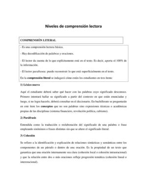 Habilidades Comprensión Lectora Para Los Maestros