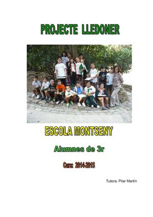 Projecte Lledoner Bloc