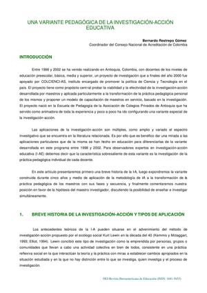 Documento De Investigacion Accion Educativa