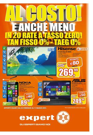 Volantino Expert Napoli dal 26/2 al 11/03/2015