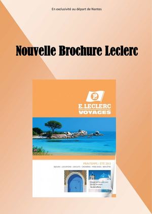 Catalogue Leclerc Voyage