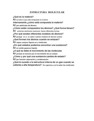 Estructura Molecular