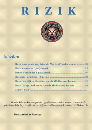 Rizik Kavrami = Ebu Abdulmumin Tekin Mıhçı =