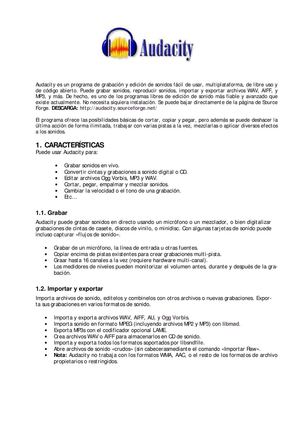 Tutorial Audacity