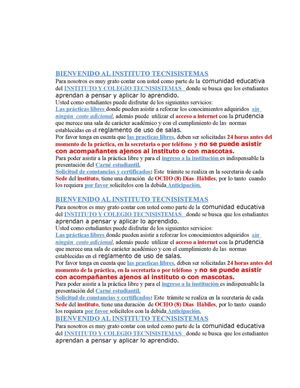 Guia 2 Procesador De Texto Bienvenido Al Instituto Tecnisistemas Rodolfo