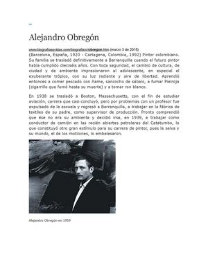 Alejandro Obregón
