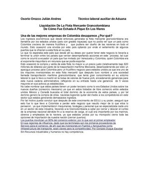 Ensayo Liquidacion Flota Mercante Grancolombiana