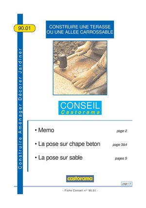 Construire Une Terasse Ou Une Allee Carrossable