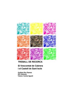 El Vescomtat de Cabrera i el Castell de Sant Iscle