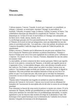 Thanata Séries Necrophiles