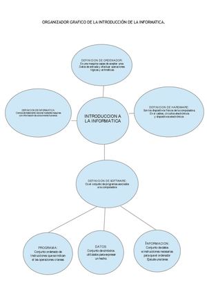 Organizador Grafico De La Introducción De La Informática