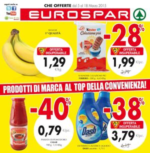 Volantino Eurospar Nord Est Dal 5 Al 18 Marzo