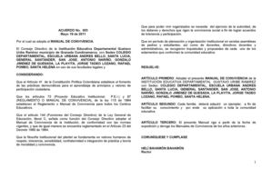 Manual De Convivencia 2011 Documento Final