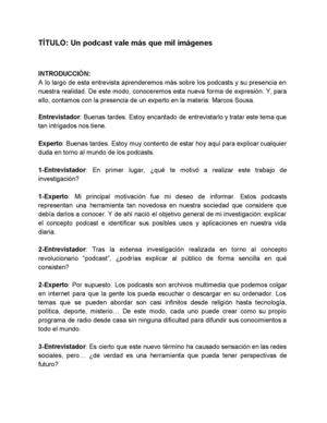 M Sousa Guión
