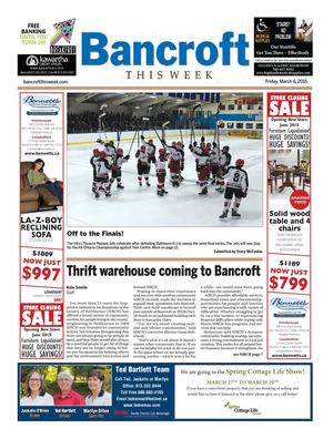 Bancroft This Week March 6, 2015