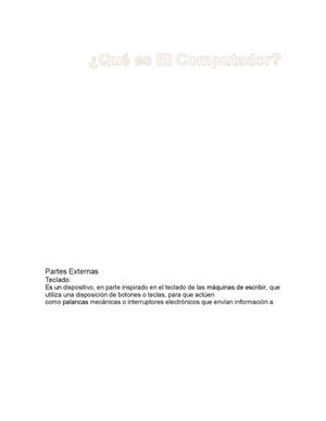 ¿Que es el Computador y como funciona?
