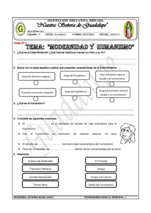 Modernismo Y Humanismo