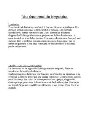 Comment s'éclairer la nuit?