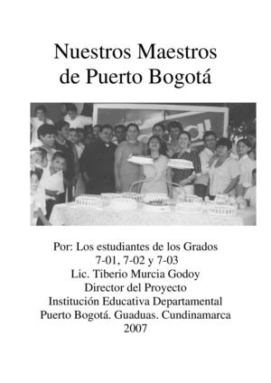Nuestros Maestros De Puerto Bogotá Guaduas