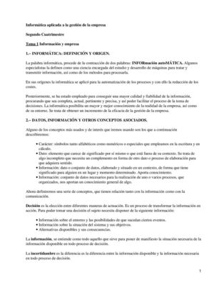 Informatica Aplicada A La Gestion De La Empresa