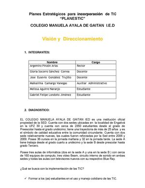 Manuela Ayala De Gaitan Resumen Planestic