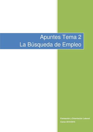Tema 2 FOL. Apuntes III