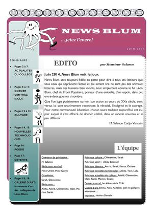 New's Blum numéro 1