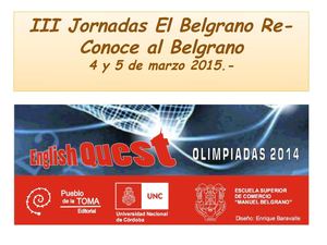 Calaméo - III Jornadas El Belgrano Re Conoce Al Belgrano