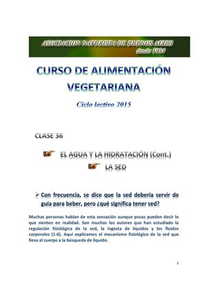 Clase 36 Curso De Alimentación Vegetariana