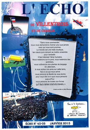 L'écho de Villentrois et de ses champs Janvier 2015