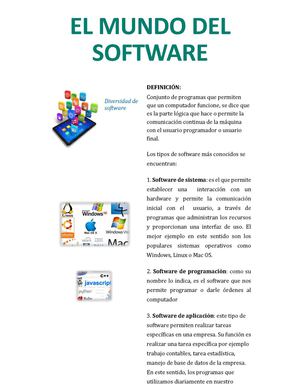 El Mundo Del Software