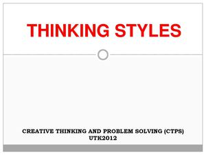02 Thinking Styles