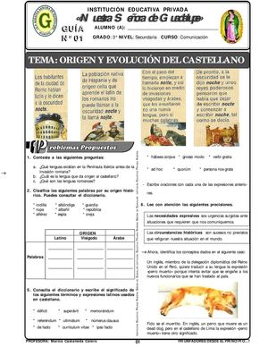 ORIGEN DEL CASTELLANO