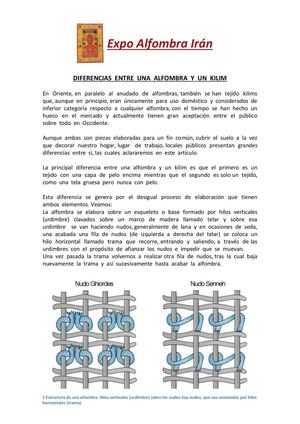 3 Diferencias Entre Una Alfombras Y Un Kilim