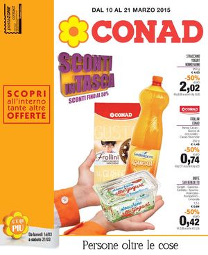Volantino Conad Trentino Dal 10 Al 21 Marzo