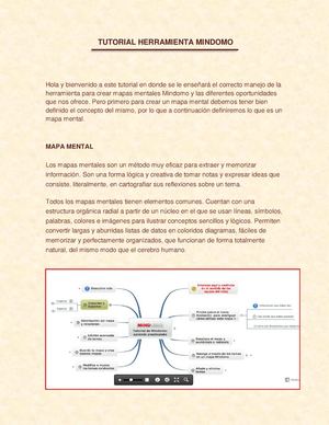 Tutorial Herramienta Mindomo