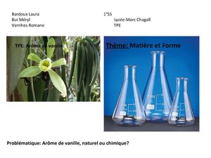 TPE AROME DE VANILLE BUI BARDOUX VERNHES