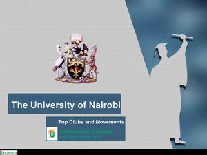The Best Movements And Clubs At The University Of Nairobi