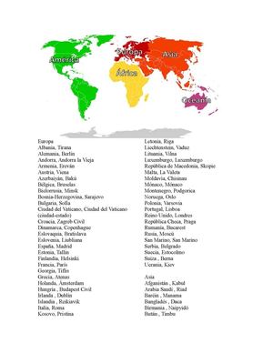 Continentes Y Paises