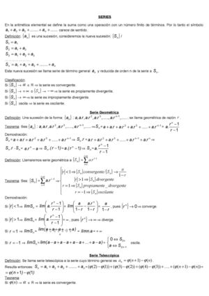 Series Con Demostraciones