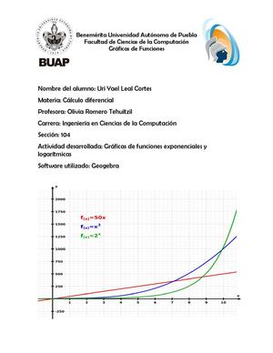 Funciones Exponenciales