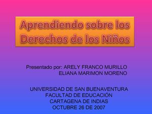 Derechos Humanos Actividades
