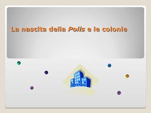 La Nascita Della Polis