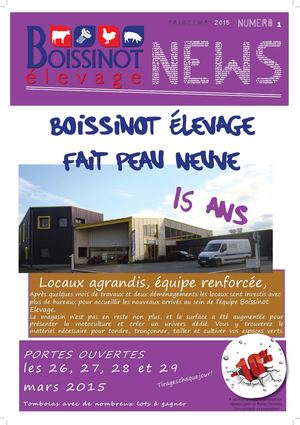 Boissinot Elevage News