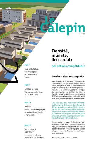 Calepin n°21 – Densité, intimité & lien social