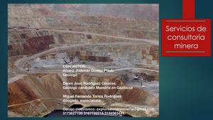 Servicios De Consultoria Minera