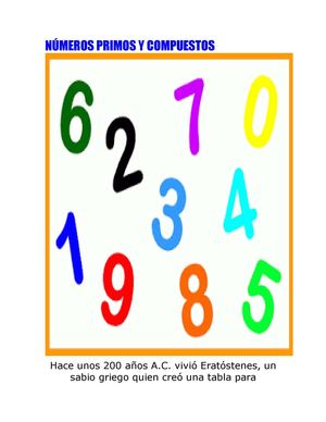 números primos y compuestos
