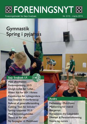 Foreningsnyt Nr 02 2015