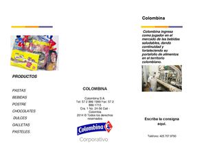 Folleto colombina