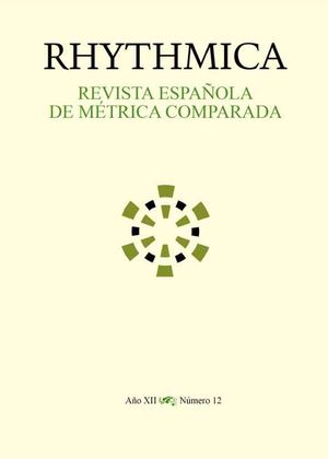 Rhytmica N.º 12 Revista Española de Métrica Comparada